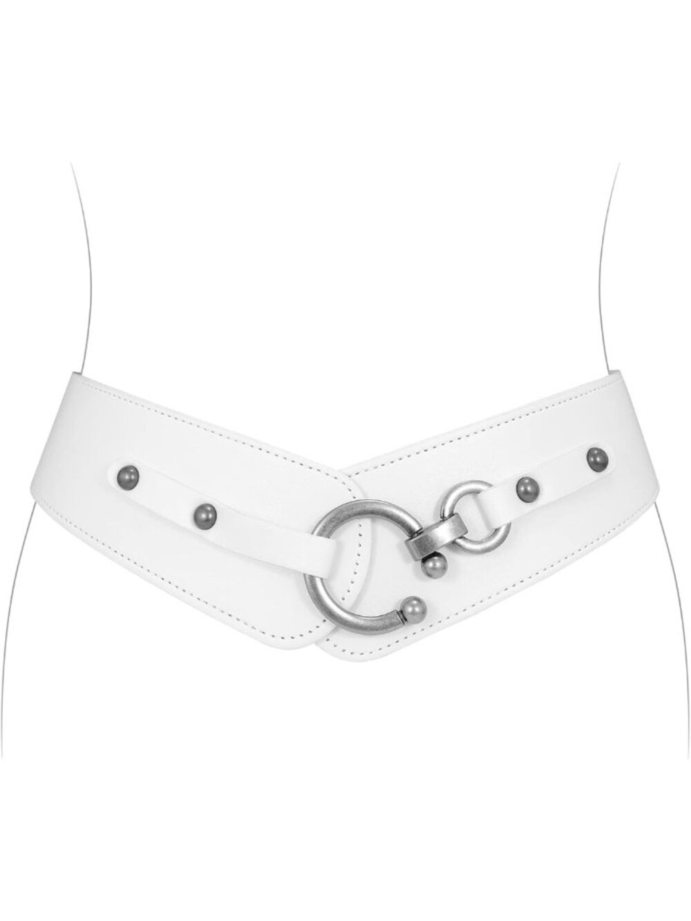 Vintage Stretchy Wide Belt for Women - Retro Elastic Cinch Belt for Dresses